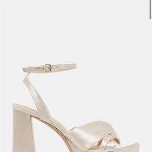 Dolce Vita Cream Block Heel Sandals